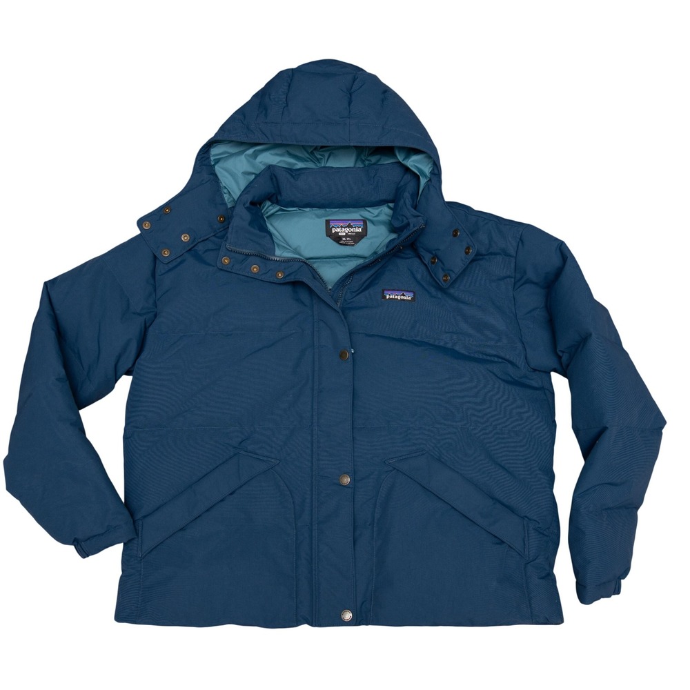 Patagonia Down Drift Puffer Jacket XL Navy Blue Minimalist GorpCore
